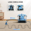 Carpet Cleaner Machine - Upholstery, Portable Spot and Stain Cleaner, Deep Cleaning for Pet Stain, Couch, Stair, Car Seat, Mattress and Carpet - WMT MOOSOO®
