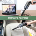 HD1 Car Vacuum, Lightweight Handheld Vacuum Cleaner with Strong Suction, Portable Mini Vacuum for Home and Car