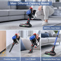 MOOSOO Cordless Stick Vacuum Power for Pet Hair Carpet Floor Home P7