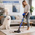 MOOSOO Cordless Stick Vacuum Power for Pet Hair Carpet Floor Home P7