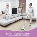 MOOSOO Cordless Vacuum Lightweight Stick Vacuum Cleaner for Carpet Hard Floor Pet Hair Home MOOSOO