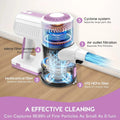 MOOSOO Cordless Vacuum Lightweight Stick Vacuum Cleaner for Carpet Hard Floor Pet Hair Home MOOSOO