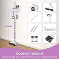 MOOSOO Cordless Vacuum Lightweight Stick Vacuum Cleaner for Carpet Hard Floor Pet Hair Home MOOSOO