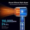 MOOSOO H2 High Speed Hair Dryer 110,000 RPM Brushless Motor for Fast Drying MOOSOO®