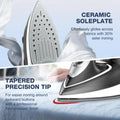 MOOSOO HC-3002RW Cordless Steam Iron with Quick-Charge Base