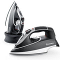 MOOSOO HC-3002RW Cordless Steam Iron with Quick-Charge Base – Non-Stick Ceramic Soleplate, Anti-Drip, Adjustable Temperature MOOSOO®