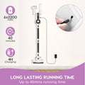 MOOSOO L12 Lightweight Cordless Stick Vacuum Cleaner for Carpet, Hard Floors and Pet Hair - black MOOSOO