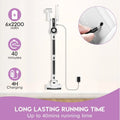 MOOSOO L12 Lightweight Cordless Stick Vacuum Cleaner, Black MOOSOO