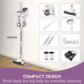 MOOSOO Lightweight Cordless Stick Vacuum Cleaner for Carpet, Hard Floors and Pet Hair MOOSOO