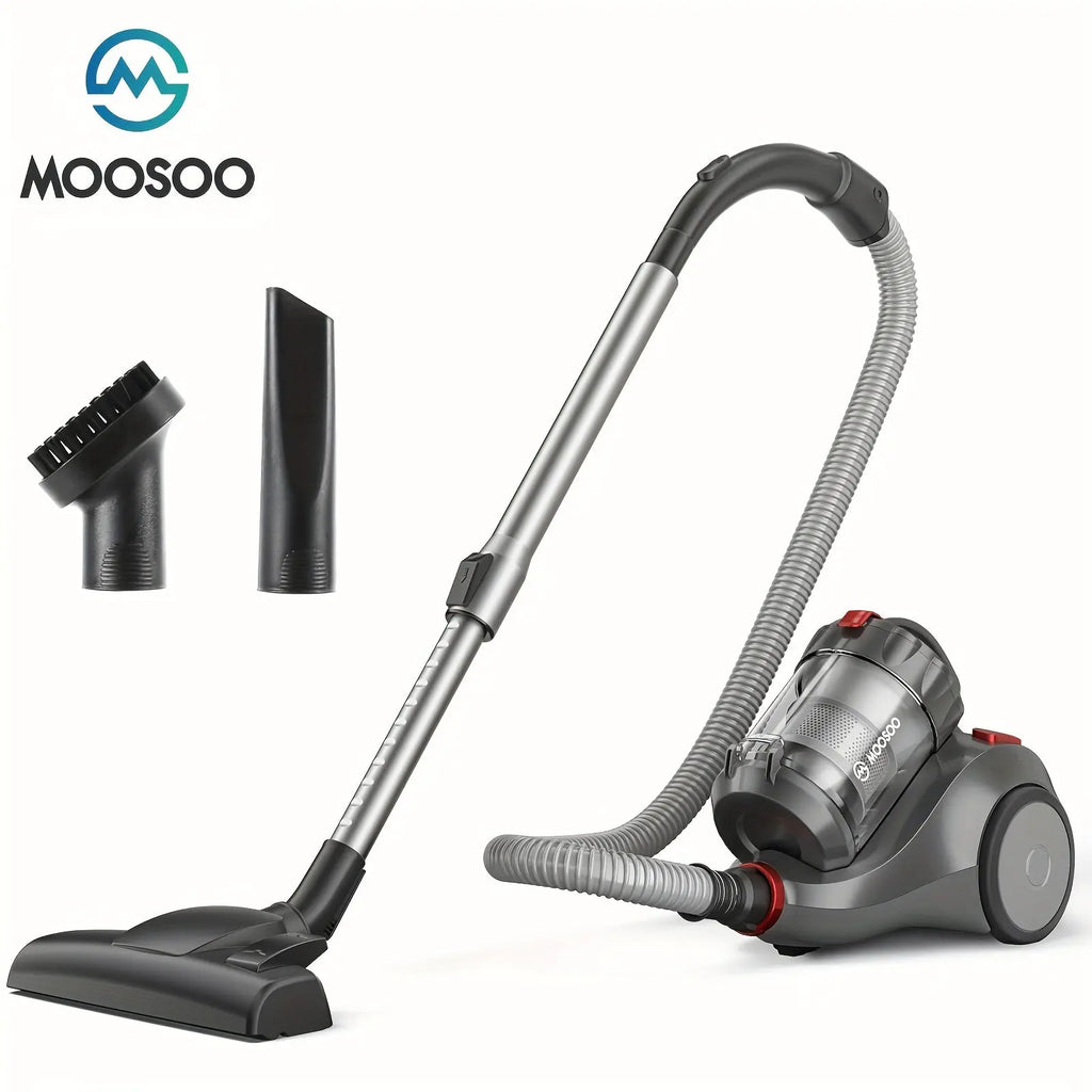 MOOSOO MS155 Bagless Canister Vacuum Cleaner, 1.5L Lightweight Vac For Carpets And Hard Floors MOOSOO®