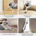 MOOSOO P5 Cordless Stick Vacuum Cleaner, White MOOSOO®