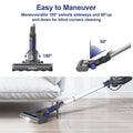 MOOSOO XL-618A 4-In-1 Stick Vacuum Cleaners -  Cordless Blue Vacuum