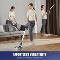 MOOSOO XL-618A 4-In-1 Stick Vacuum Cleaners -  Cordless Blue Vacuum