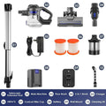 MOOSOO XL-618A/PRO Accessories (Note the version! )- HEPA, Charger, Wall Mount, and Telescopic Extension Rod MOOSOO®