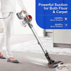 MOOSOO XL-618A deals 4-In-1 Lightweight Cordless Stick Vacuum Cleaner X6 for Hard Floo