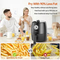 MOOSOO MA31 2QT Small Air Fryers For Small Kitchens